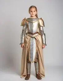 Noble Knight Costume Girl face swap