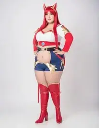 Plus Size Cosplay face swap