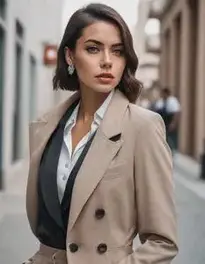 Modern Gangster Outfit Female face swap