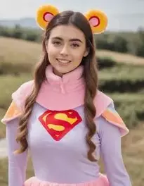 Woman Care Bear face swap