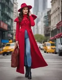 Authentic Carmen Sandiego Woman face swap