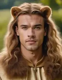 Cowardly Lion Adult face swap