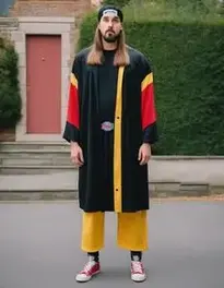 Jay And Silent Bob Jay Costume Man face swap