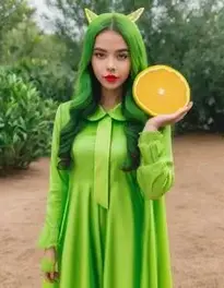 Lime Slice Adult face swap