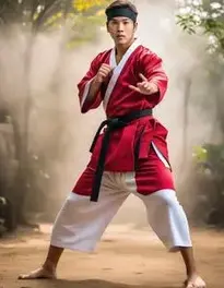 Plus Size Man Karate Kid Daniel San face swap