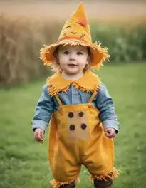 Sunny Scarecrow Infant face swap
