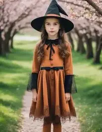 Verdant Spring Girl Witch face swap