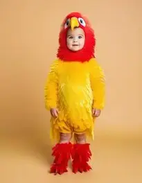 Girl Parrot Toddler face swap