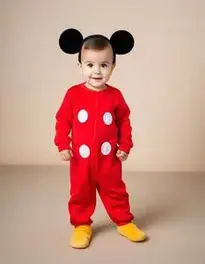 Toddler Mickey Mouse face swap