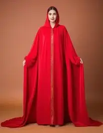 Woman Adult Crimson Robe face swap
