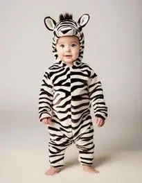 Zany Zebra Infant face swap