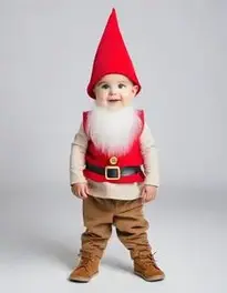 Boy Bearded Gnome Toddler face swap