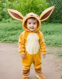 Pokmon Eevee Toddler face swap