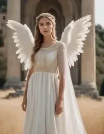 Girl Angelic Maiden face swap