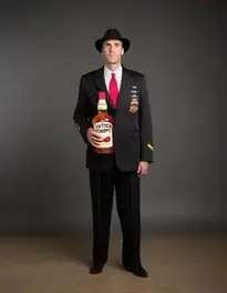 Southern Comfort Bottle Black Adult face swap
