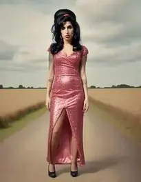Amy Winehouse Fancy Dress face swap