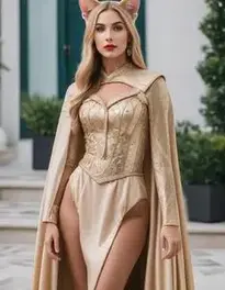 Cleo Cat Costume Woman face swap