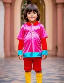 Dora Fancy Dress face swap