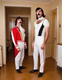 Freddie Mercury I Want To Break Free Fancy Dress face swap