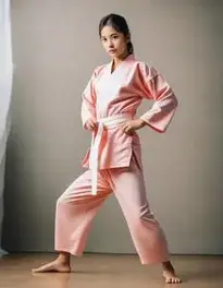 Karate Kid San Costume Woman face swap