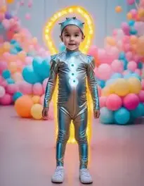 Light Up Stick Figure Kid face swap