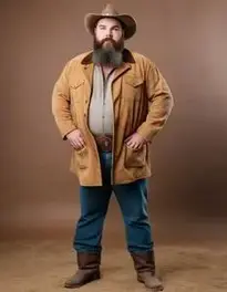 Man Plus Size Prospector face swap