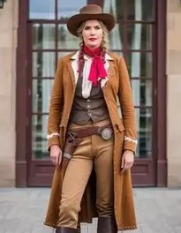 Calamity Jane Fancy Dress face swap