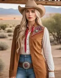 Cowgirl Fancy Dress face swap