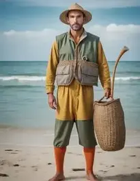 Fisherman Fancy Dress face swap