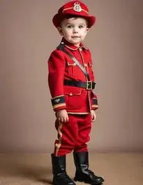 RCMP Toddler Canadian Mountie face swap
