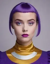 Violet Beauregarde Fancy Dress face swap