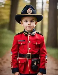 RCMP Child Canadian Mountie face swap