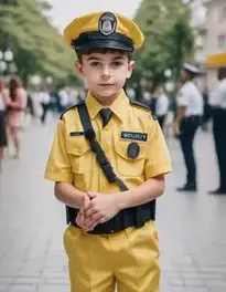 Security Guard Kid face swap