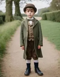 Victorian Poor Boy Kid face swap