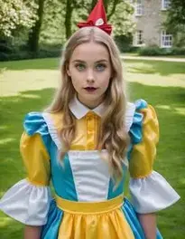 Alice In Wonderland Fancy Dress Ladies face swap