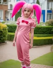 Amy Rose Fancy Dress face swap