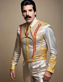Freddie Mercury Teeth Fancy Dress face swap