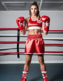 Ladies Boxing Fancy Dress face swap