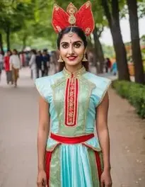 Pari Fancy Dress face swap