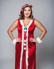 Plus Size Christmas Fancy Dress face swap