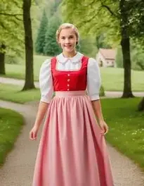 Sound Of Music Fancy Dress face swap
