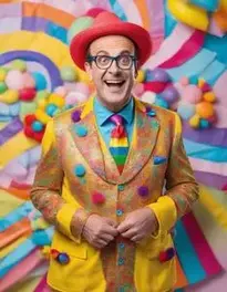 Timmy Mallett Fancy Dress face swap