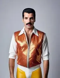 Freddie Mercury Fancy Dress face swap