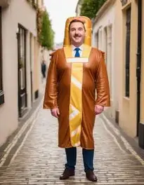 Sausage Roll Fancy Dress face swap