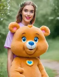 Care Bear Fancy Dress face swap