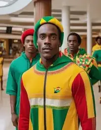 Cool Runnings Fancy Dress face swap