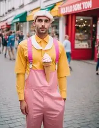 Ice Cream Fancy Dress face swap