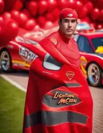 Lightning Fancy Dress face swap