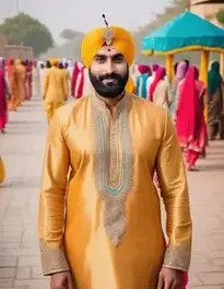 Punjabi Fancy Dress face swap