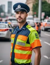 Traffic Police Fancy Dress face swap